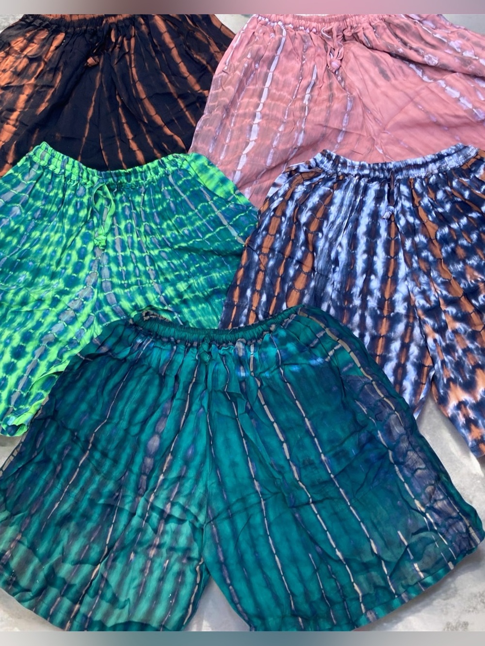 Tie-Dye beach shorts
